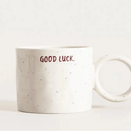 Porcelanowy kubek z napisem 300 ml | Homla