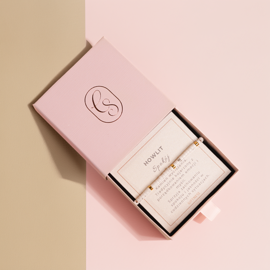 Bransoletka Heishi Line | Howlit |Spokój | Giftness