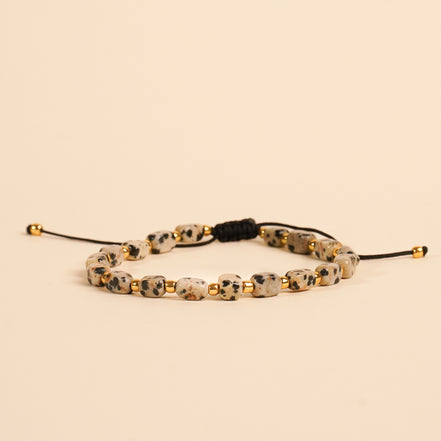 Bransoletka Block Line | Jaspis | Ochrona| Giftness