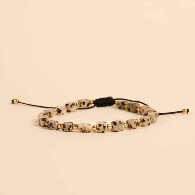 Bransoletka Block Line | Jaspis | Ochrona| Giftness