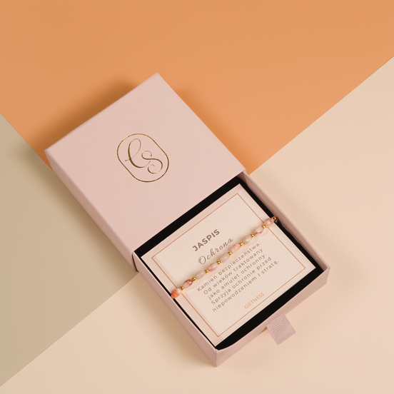 Bransoletka z czerwonego jaspisu | Ochrona | Giftness