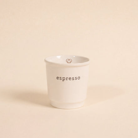 Biała filiżanka do espresso 100 ml | Homla