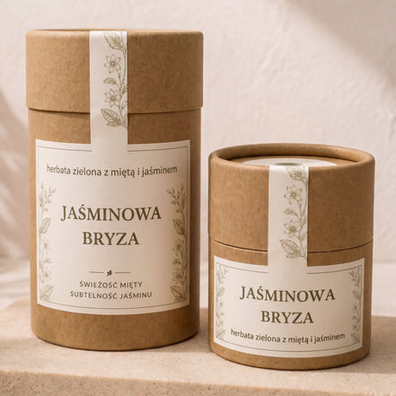 Herbata zielona Jaśminowa Bryza z miętą i jaśminem 25 g / 50 g | Bitgits