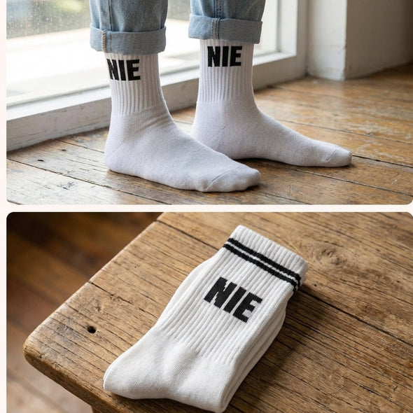 Skarpety męskie sportowe z napisami | Nadwyraz