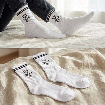 Skarpety męskie sportowe z napisami | Nadwyraz