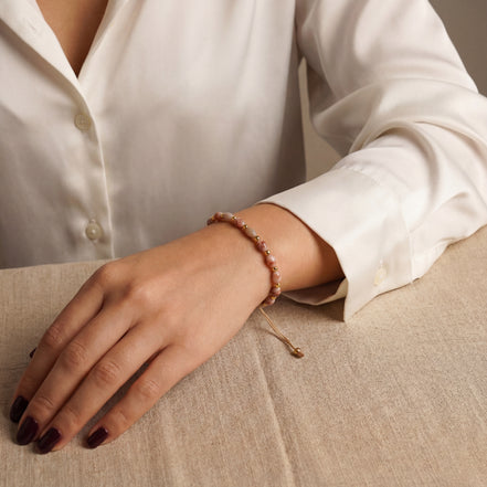 Bransoletka Organic Line | Jaspis różowy | Ochrona | Giftness