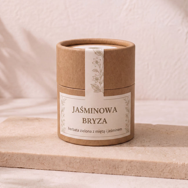 Herbata zielona Jaśminowa Bryza z miętą i jaśminem 25 g / 50 g | Bitgits