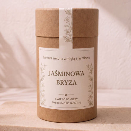 Herbata zielona Jaśminowa Bryza z miętą i jaśminem 25 g / 50 g | Bitgits