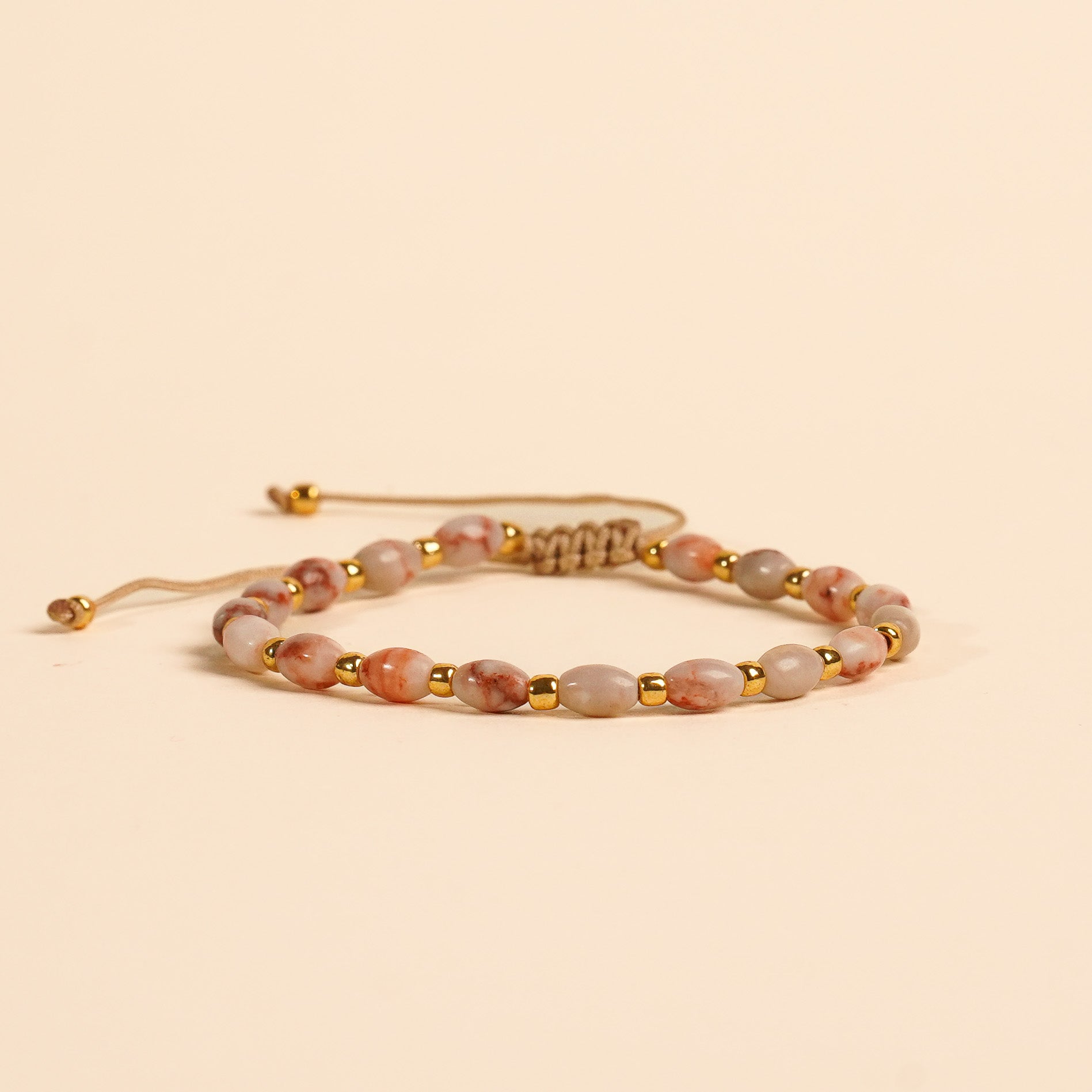 Bransoletka Organic Line | Jaspis różowy | Ochrona | Giftness