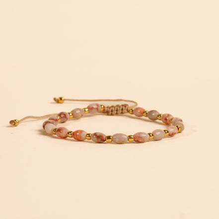 Bransoletka Organic Line | Jaspis różowy | Ochrona | Giftness