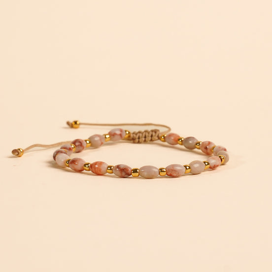 Bransoletka Organic Line | Jaspis różowy | Ochrona | Giftness