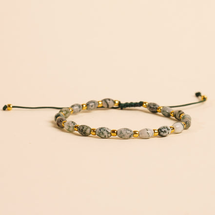 Bransoletka Organic Line | Agat | Równowaga | Giftness