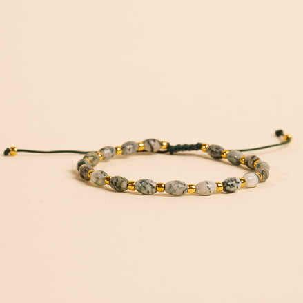 Bransoletka Organic Line | Agat | Równowaga | Giftness