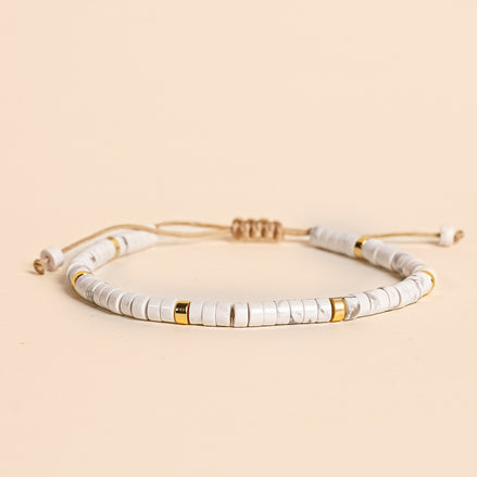 Bransoletka Heishi Line | Howlit | Spokój | Giftness