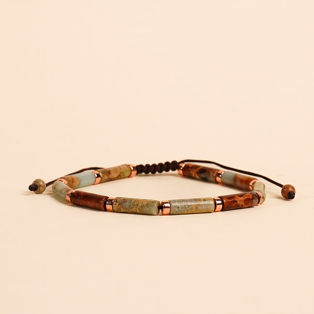 Bransoletka Column Line | Jaspis| Ochrona | Giftness