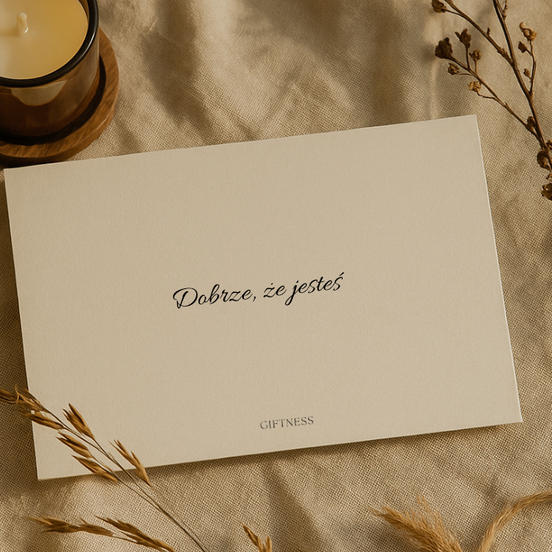 Kartka - Dobrze, ze jesteś