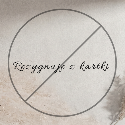 Rezygnuję z kartki