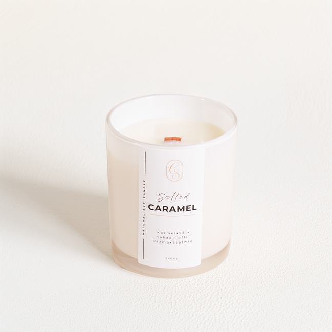 Świeca Salted Caramel 240 ml | Giftness