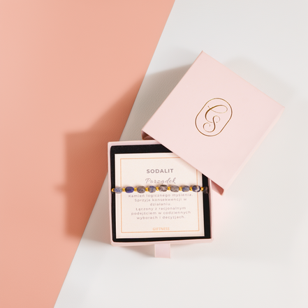 Bransoletka Block Line | Sodalit | Porządek | Giftness