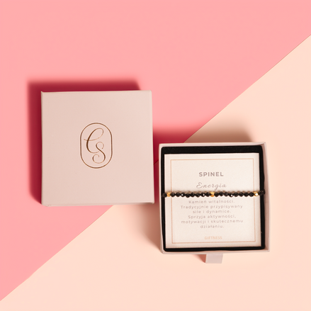 Bransoletka Slim Line | Spinel | Energia | Giftness