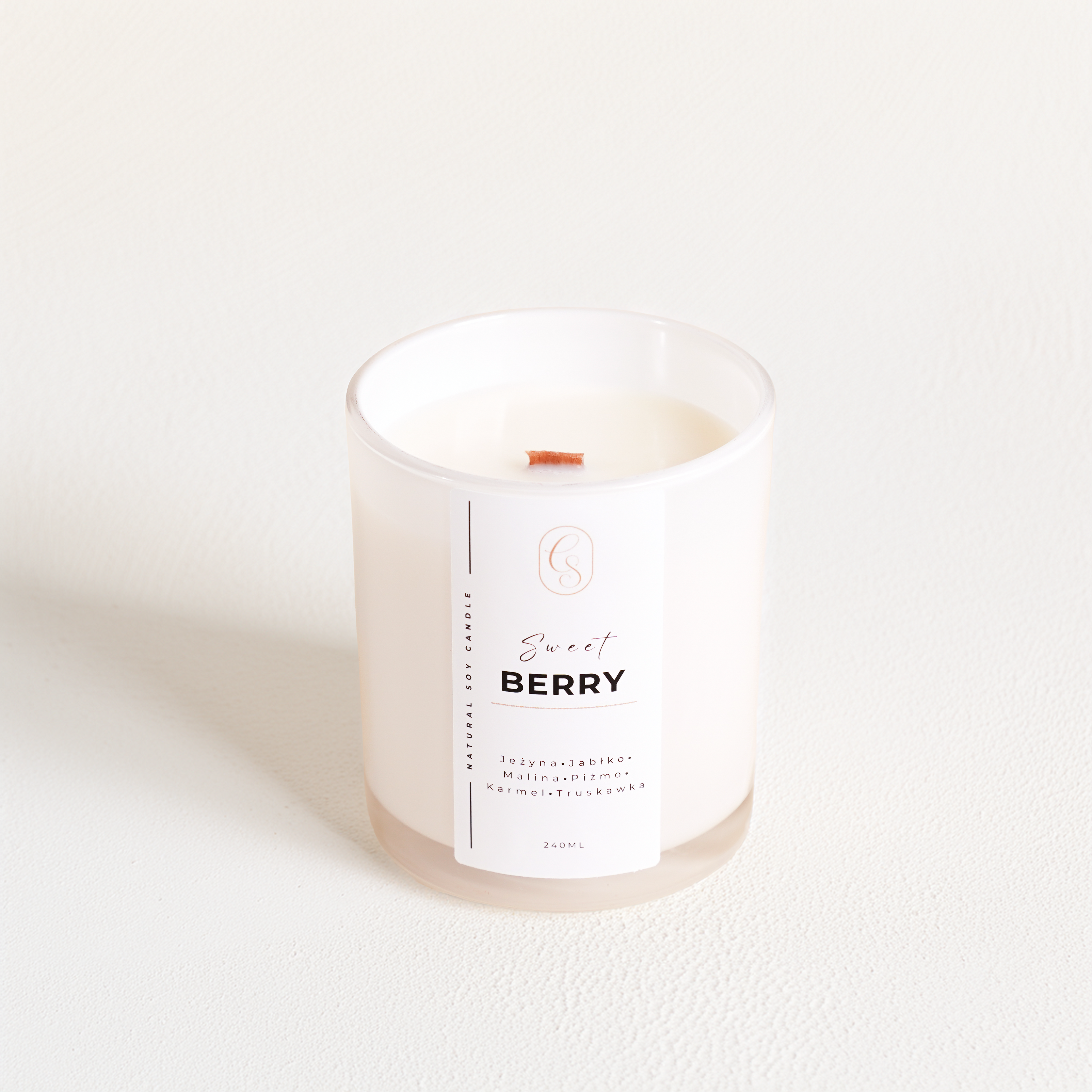 Świeca sojowa 240 ml | Giftness