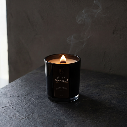 Świeca Vanilla & Wood 240 ml | Giftness