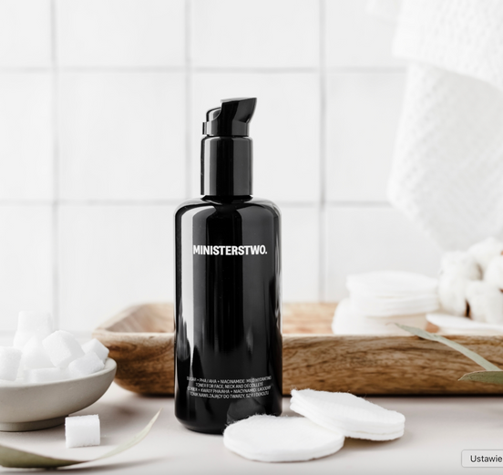 Cukier + kwasy PHA/AHA – nawilżający tonik do twarzy | Ministerstwo Dobrego Mydła