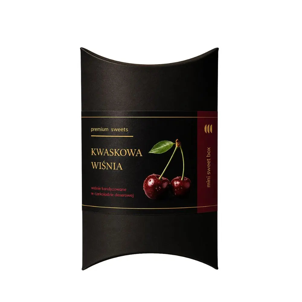 Kwaśna Wiśnia – wiśnie w gorzkiej czekoladzie 70 g | Bitgits