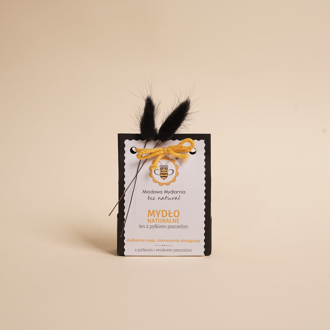 Len z Pyłkiem Pszczelim – naturalne mydło | Miodowa Mydlarnia