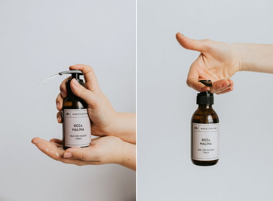 Olejek do masażu Róża-Malina | Ministerstwo Dobrego Mydła