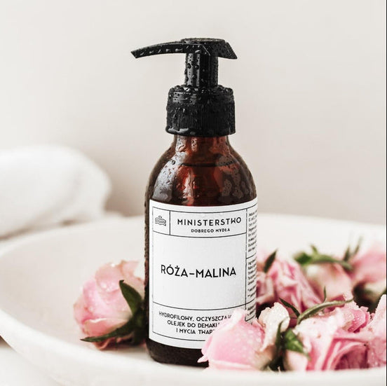 Hydrofilowy olejek do demakijażu Róża–Malina | Ministerstwo Dobrego Mydła