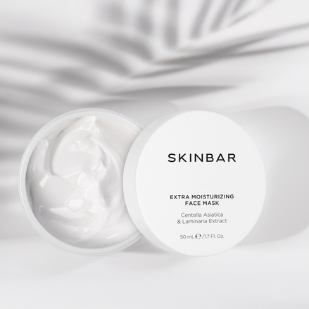 Kremowa maseczka do twarzy z wąkrotą azjatycką i algami 50 ml | SKINBAR